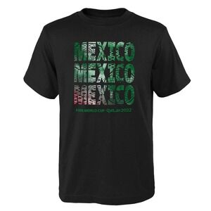 Mexico FIFA World Cup Qatar 2022 Graphic T-Shirt Soccer Fan Tee Sz S/ #7151